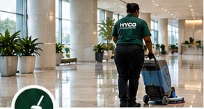 Illustrative commercial janitorial service